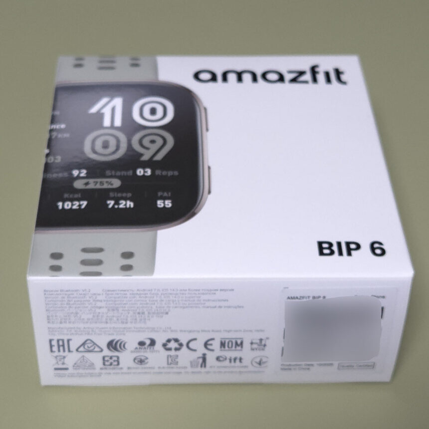 어메이즈핏 Bip 6