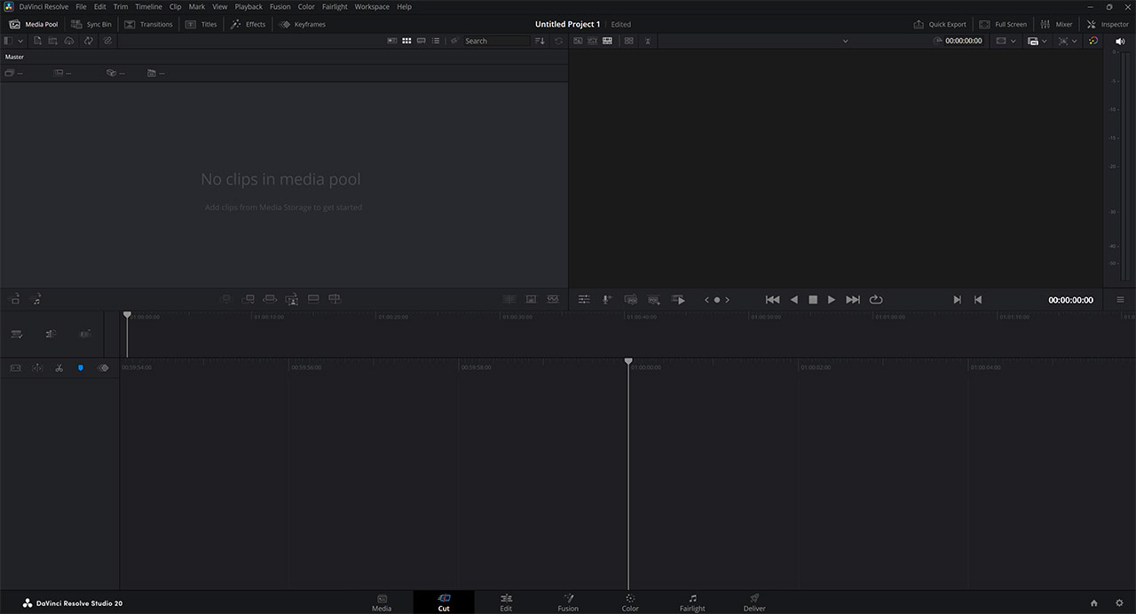 다빈치 리졸브 스튜디오