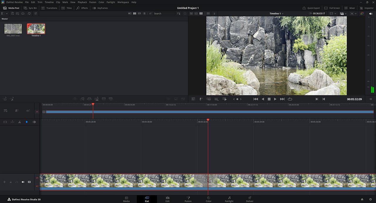 다빈치 리졸브 스튜디오